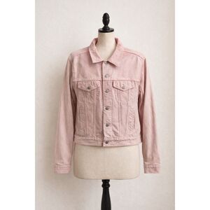 Levi’s Original Trucker Jacket Pink Denim Women’s Cloudy Pale Mauve Jean Jacket